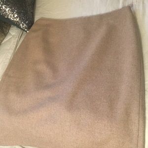 J. Crew brown wool skirt, size 8